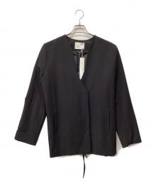 MANOF（マノフ）の古着「カラーレスジャケット」｜ブラック