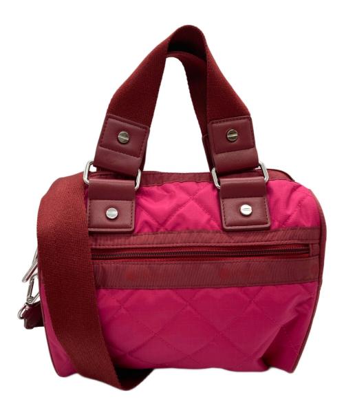 LeSportsac（レスポートサック）LeSportsac (レスポートサック) Megumi Kanzaki (メグミカンザキ) 2WAYバッグ ピンクピーコックキルトの古着・服飾アイテム