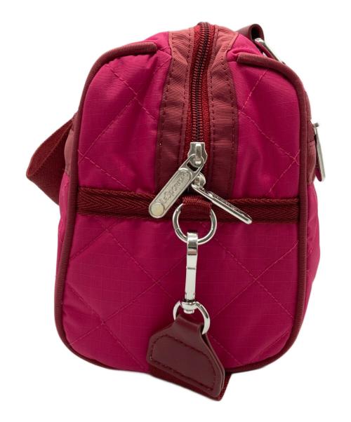 LeSportsac（レスポートサック）LeSportsac (レスポートサック) Megumi Kanzaki (メグミカンザキ) 2WAYバッグ ピンクピーコックキルトの古着・服飾アイテム