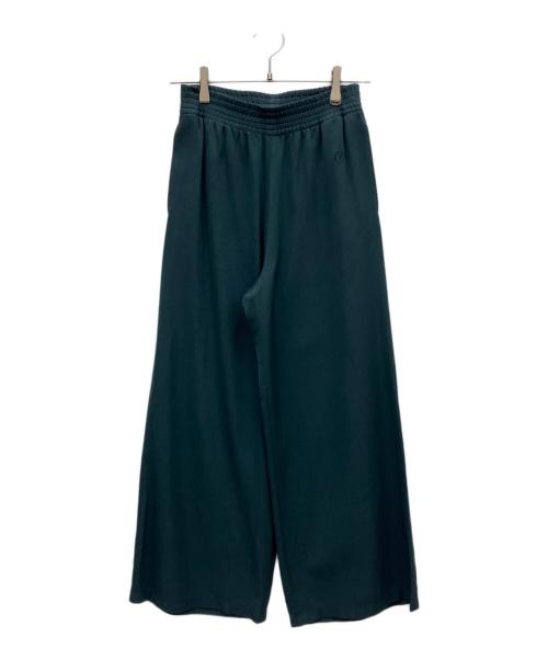 MM6 Maison Margiela（エムエムシックスメゾンマルジェラ）MM6 Maison Margiela (エムエムシックスメゾンマルジェラ) ストレートワイドパンツ グリーン サイズ:36の古着・服飾アイテム