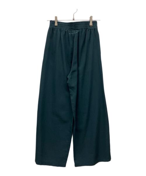 MM6 Maison Margiela（エムエムシックスメゾンマルジェラ）MM6 Maison Margiela (エムエムシックスメゾンマルジェラ) ストレートワイドパンツ グリーン サイズ:36の古着・服飾アイテム
