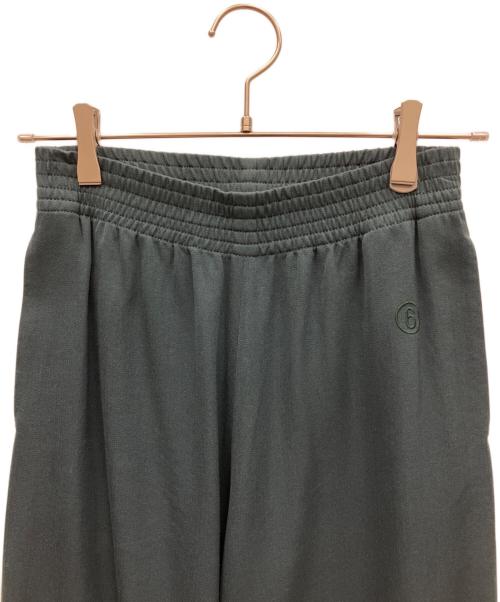 MM6 Maison Margiela（エムエムシックスメゾンマルジェラ）MM6 Maison Margiela (エムエムシックスメゾンマルジェラ) ストレートワイドパンツ グリーン サイズ:36の古着・服飾アイテム