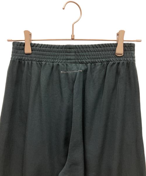 MM6 Maison Margiela（エムエムシックスメゾンマルジェラ）MM6 Maison Margiela (エムエムシックスメゾンマルジェラ) ストレートワイドパンツ グリーン サイズ:36の古着・服飾アイテム