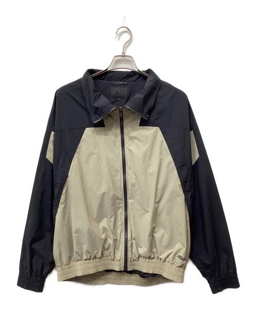 MIZUNO（ミズノ）MIZUNO (ミズノ) ウォーターリパレント ライトウィンドブレーカー ブラック×ベージュ サイズ:Lの古着・服飾アイテム
