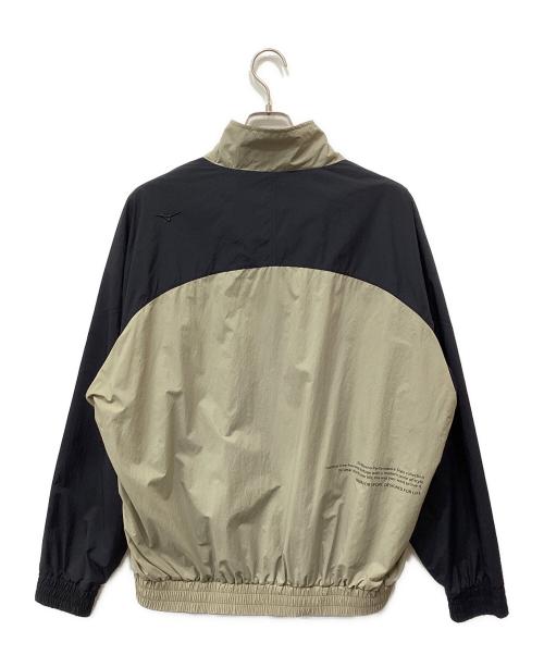 MIZUNO（ミズノ）MIZUNO (ミズノ) ウォーターリパレント ライトウィンドブレーカー ブラック×ベージュ サイズ:Lの古着・服飾アイテム