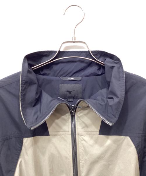 MIZUNO（ミズノ）MIZUNO (ミズノ) ウォーターリパレント ライトウィンドブレーカー ブラック×ベージュ サイズ:Lの古着・服飾アイテム