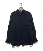 Col Pierrotコルピエロ）の古着「ジョーゼット2way ブラウス」｜ブラック