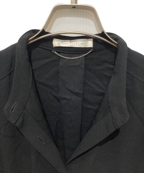 Col Pierrot（コルピエロ）Col Pierrot (コルピエロ) ジョーゼット2way ブラウス ブラック サイズ:記載なし（FREE)の古着・服飾アイテム