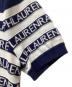 中古・古着 LAUREN RALPH LAUREN (ローレンラルフローレン) ロゴボーダーS/Sニット ネイビー サイズ:M：6000円