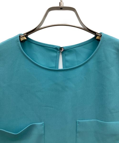 ADORE（アドーア）ADORE (アドーア) ハイツイスト2WAYブラウス ブルー サイズ:38の古着・服飾アイテム