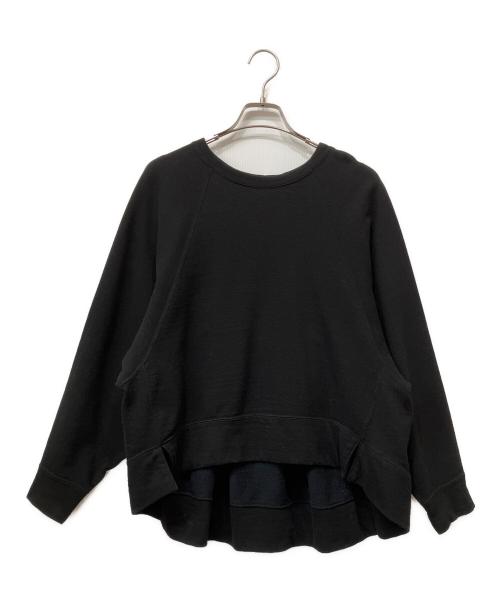 ADORE（アドーア）ADORE (アドーア) リボーンコットンカットソー ブラック サイズ:38の古着・服飾アイテム