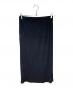 PLEATS PLEASEプリーツプリーズ）の古着「プリーツスカート」｜ブラック