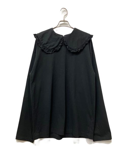 holiday（ホリデー）HOLIDAY (ホリデー) SUPER FINE DRY PURITAN COLLAR L/S TOPS ブラック サイズ:XLの古着・服飾アイテム