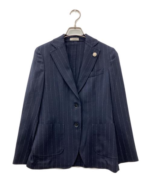 LARDINI（ラルディーニ）LARDINI (ラルディーニ) ウールテーラードジャケット ネイビー サイズ:38の古着・服飾アイテム