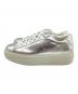 ECCO (エコー) street patent platform sneakers シルバー サイズ:23.5：10000円