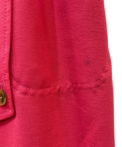 LE CIEL BLEU（ルシェルブルー）LE CIEL BLEU (ルシェルブルー) Linen Look Utility Dress ピンク サイズ:36の古着・服飾アイテム