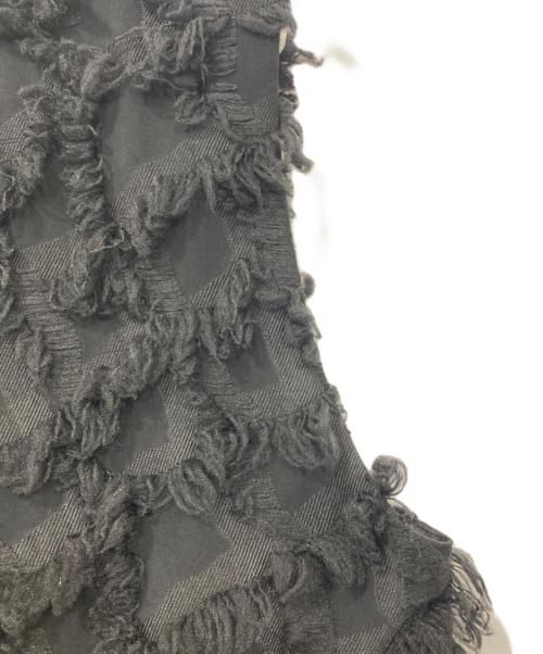 6(ROKU) BEAUTY&YOUTH（ロク ビューティーアンドユース）6(ROKU) BEAUTY&YOUTH (ロク ビューティーアンドユース) フリンジジャカード ベスト ブラック サイズ:-の古着・服飾アイテム