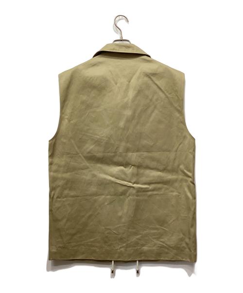 LESS（レス）less (レス) ミリタリーベスト ベージュ サイズ:Sの古着・服飾アイテム