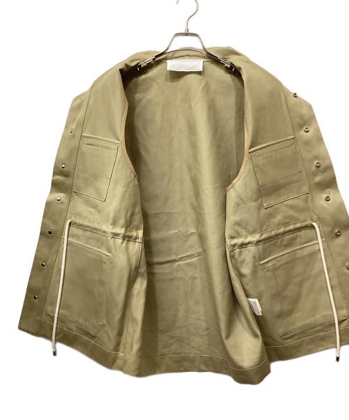 LESS（レス）less (レス) ミリタリーベスト ベージュ サイズ:Sの古着・服飾アイテム