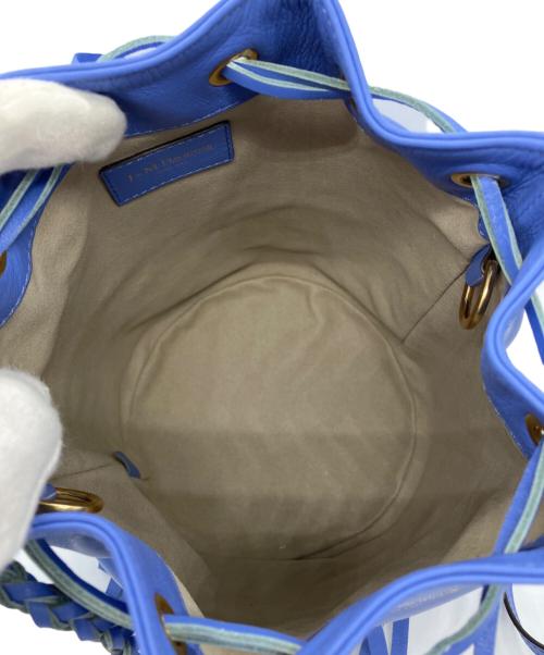 J&M DAVIDSON（ジェイ＆エム デヴィッドソン）J&M DAVIDSON (ジェイ＆エム デヴィッドソン) フリンジ カーニバルショルダーバッグM ブルーの古着・服飾アイテム