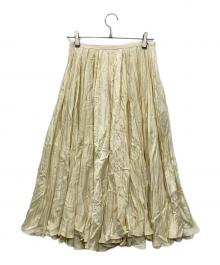 JIL SANDER（ジルサンダー）の古着「プリーツスカート」｜アイボリー