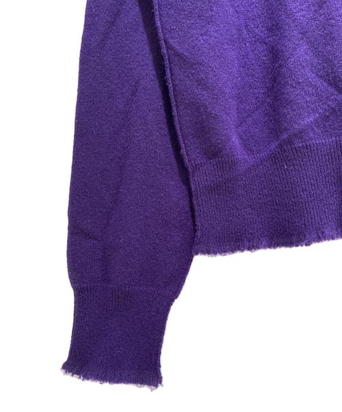 BLAMINK（ブラミンク）BLAMINK (ブラミンク) カシミヤタートルネックニット パープル サイズ:38の古着・服飾アイテム