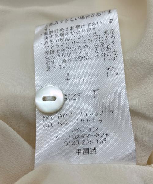 ROPE（ロペ）ROPE (ロペ) ウォッシャブルシルクシャツ キナリ サイズ:Fの古着・服飾アイテム