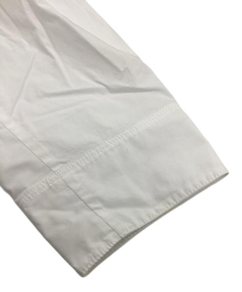 DRAWER（ドゥロワー）Drawer (ドゥロワー) シャーリングネックブラウス ホワイト サイズ:36の古着・服飾アイテム