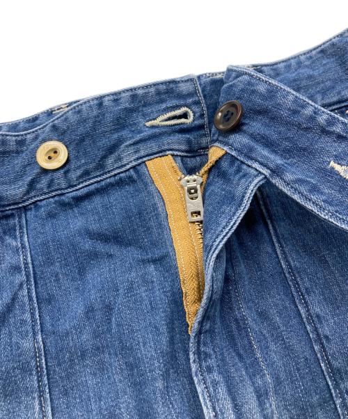 45R（フォーティファイブ・アール）45R (フォーティファイブ・アール) デニムのベイカースカート インディゴ サイズ:2の古着・服飾アイテム