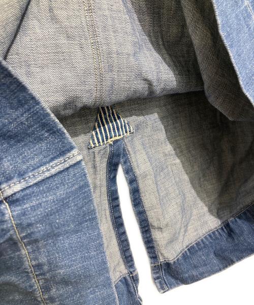 45R（フォーティファイブ・アール）45R (フォーティファイブ・アール) デニムのベイカースカート インディゴ サイズ:2の古着・服飾アイテム