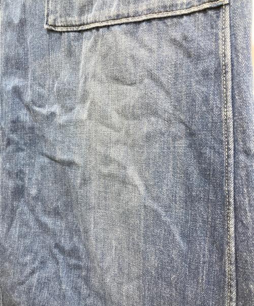 45R（フォーティファイブ・アール）45R (フォーティファイブ・アール) デニムのベイカースカート インディゴ サイズ:2の古着・服飾アイテム