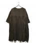 45R（フォーティファイブ・アール）の古着「インドカディのプリーツドレス」｜ブラウン