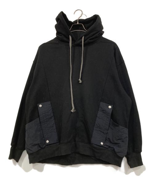 A.F ARTEFACT（エーエフ アーティファクト）A.F ARTEFACT (エーエフ アーティファクト) BOMBERHEAT MILITARY HOODIE ブラック サイズ:2の古着・服飾アイテム