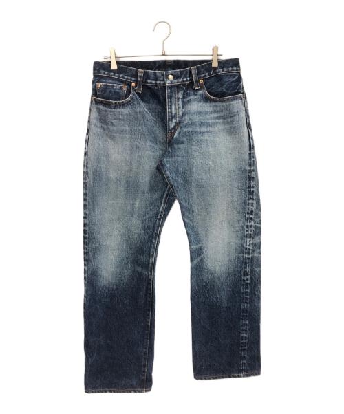 KOJIMA GENES（コジマジーンズ）KOJIMA GENES (コジマジーンズ) 23ozセルビッチユーズドウェルストレートジーンズ インディゴ サイズ:38の古着・服飾アイテム