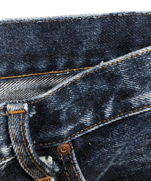 KOJIMA GENES（コジマジーンズ）KOJIMA GENES (コジマジーンズ) 23ozセルビッチユーズドウェルストレートジーンズ インディゴ サイズ:38の古着・服飾アイテム