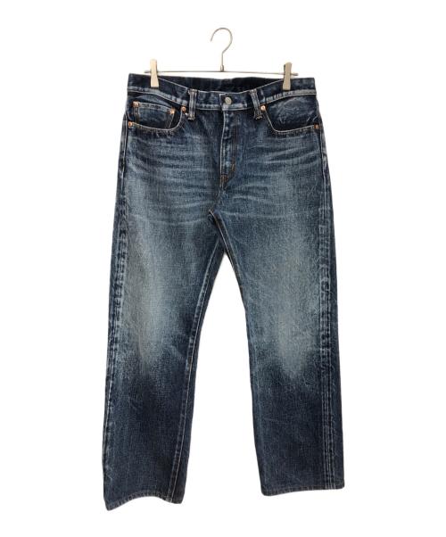 KOJIMA GENES（コジマジーンズ）KOJIMA GENES (コジマジーンズ) 23ozセルビッチユーズドウェルストレートジーンズ ブルー サイズ:36の古着・服飾アイテム