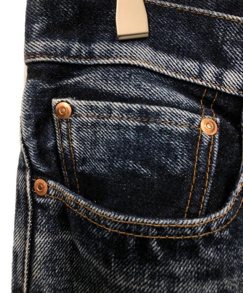 KOJIMA GENES（コジマジーンズ）KOJIMA GENES (コジマジーンズ) 23ozセルビッチユーズドウェルストレートジーンズ ブルー サイズ:36の古着・服飾アイテム