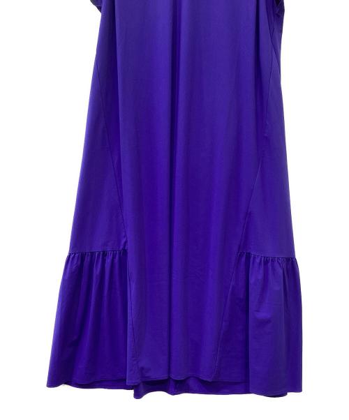 icB（アイシービー）icB (アイシービー) マットスキューバ ワンピース ブルー サイズ:Sの古着・服飾アイテム