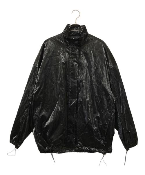 CITYSHOP（シティショップ）CITYSHOP (シティショップ) スタンドネックブルゾンジャケット ブラック サイズ:Fの古着・服飾アイテム