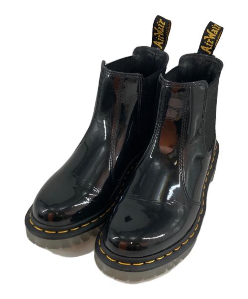 Dr.Martens（ドクターマーチン）Dr.Martens (ドクターマーチン) エナメル チェルシーブーツ ブラック サイズ:UK4の古着・服飾アイテム