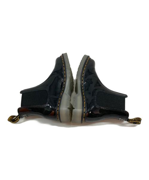 Dr.Martens（ドクターマーチン）Dr.Martens (ドクターマーチン) エナメル チェルシーブーツ ブラック サイズ:UK4の古着・服飾アイテム