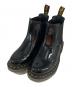 Dr.Martens（ドクターマーチン）の古着「エナメル チェルシーブーツ」｜ブラック