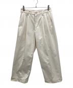 Clicheクリーシェ）の古着「EX WIDE TROUSERS」｜オフホワイト