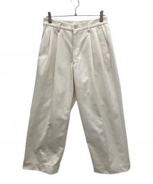 Cliche（クリーシェ）の古着「EX WIDE TROUSERS」｜オフホワイト