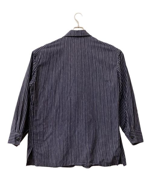 Marvine Pontiak Shirt Makers（マーヴィンポンティアックシャツメイカーズ）Marvine Pontiak Shirt Makers (マーヴィンポンティアックシャツメイカーズ) 3 Button Shirt Jacket(３ボタンシャツジャケット) ネイビー サイズ:Freeの古着・服飾アイテム