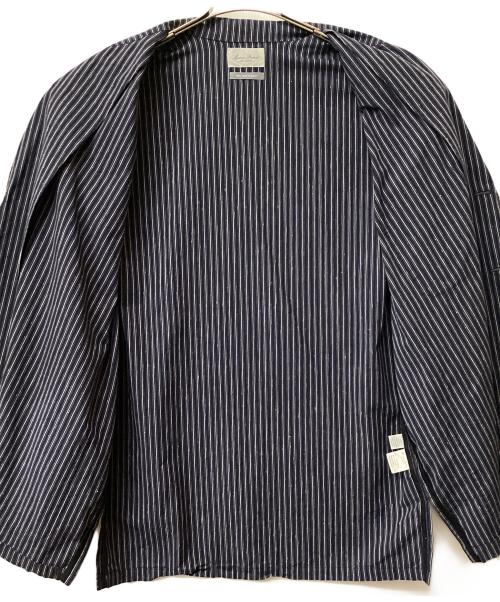 Marvine Pontiak Shirt Makers（マーヴィンポンティアックシャツメイカーズ）Marvine Pontiak Shirt Makers (マーヴィンポンティアックシャツメイカーズ) 3 Button Shirt Jacket(３ボタンシャツジャケット) ネイビー サイズ:Freeの古着・服飾アイテム