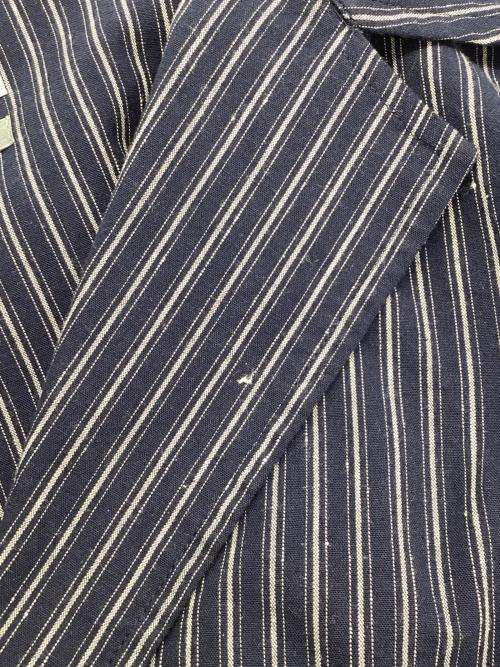 Marvine Pontiak Shirt Makers（マーヴィンポンティアックシャツメイカーズ）Marvine Pontiak Shirt Makers (マーヴィンポンティアックシャツメイカーズ) 3 Button Shirt Jacket(３ボタンシャツジャケット) ネイビー サイズ:Freeの古着・服飾アイテム