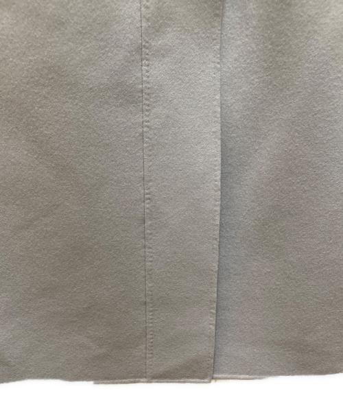 DRAWER（ドゥロワー）Drawer (ドゥロワー) ウールケヌキラップスカート グレー サイズ:36の古着・服飾アイテム