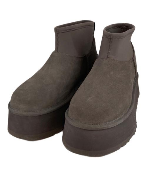 UGG（アグ）UGG (アグ) クラシック ミニ ディッパー ブラウン サイズ:25の古着・服飾アイテム
