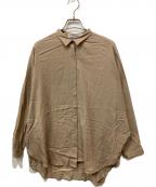 Hello, Bonjour!ハローボンジュール）の古着「Dolman sleeve sheer Blouse」｜ベージュ
